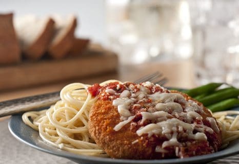 vegetarian, meatless, chicken parmesan