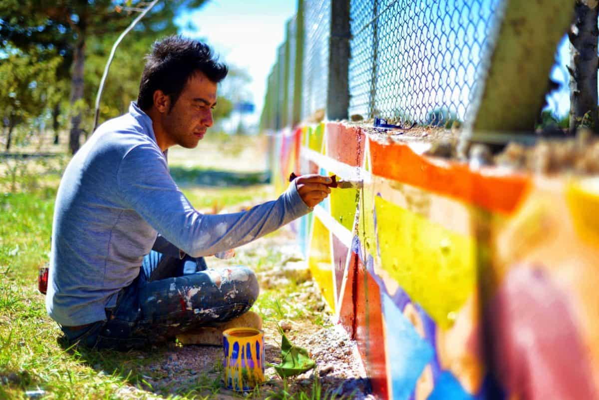 community mural, public art